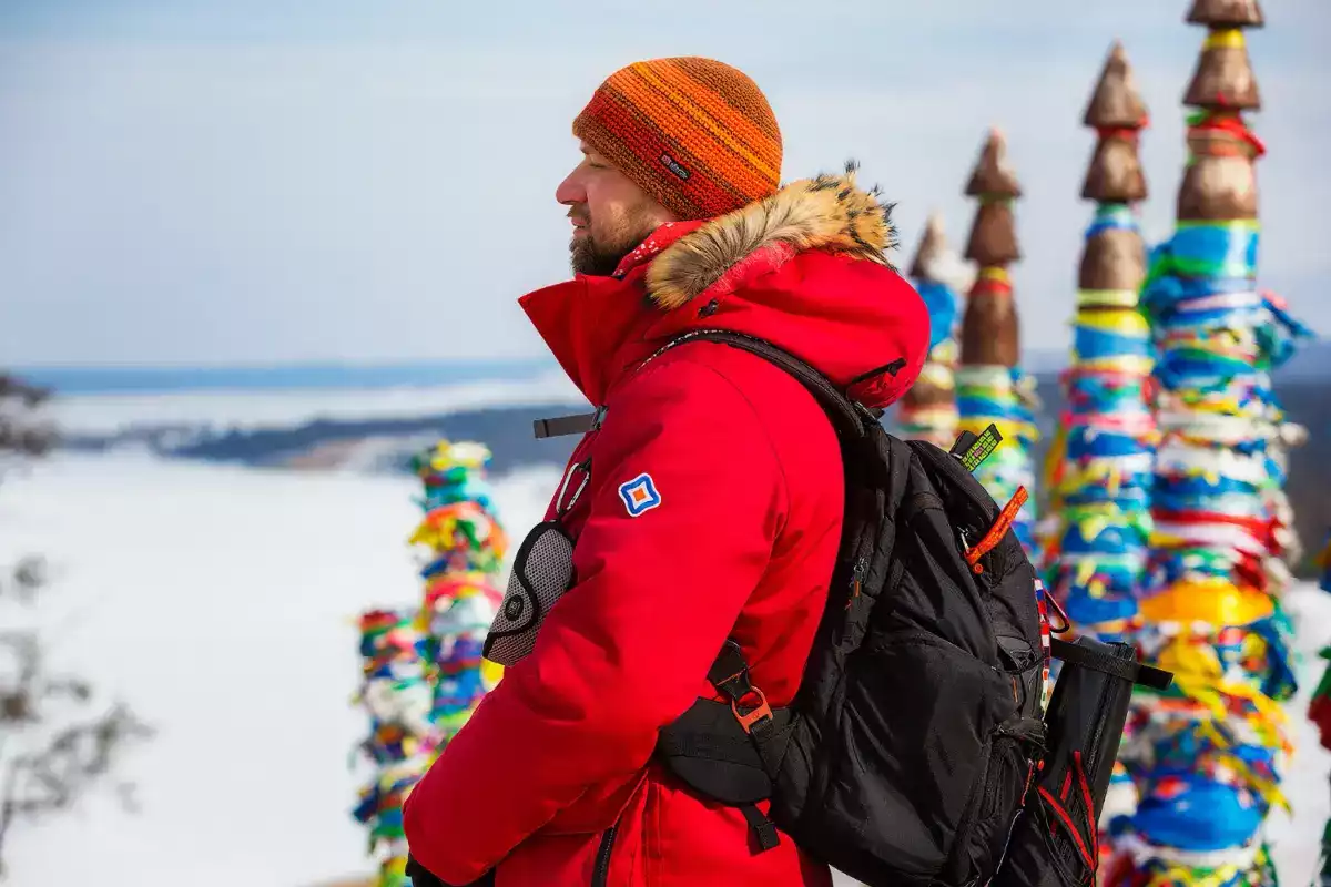 Мужская зимняя парка Extreme Winter Siberia на Алтае