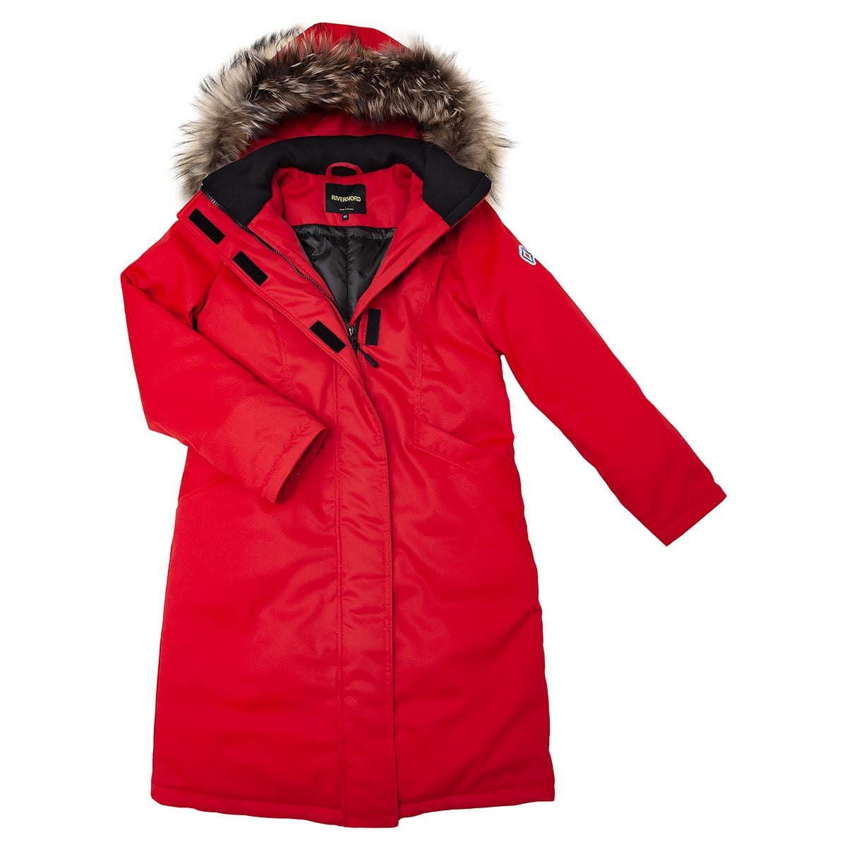 Женская зимняя куртка Active Winter Long цвет красный