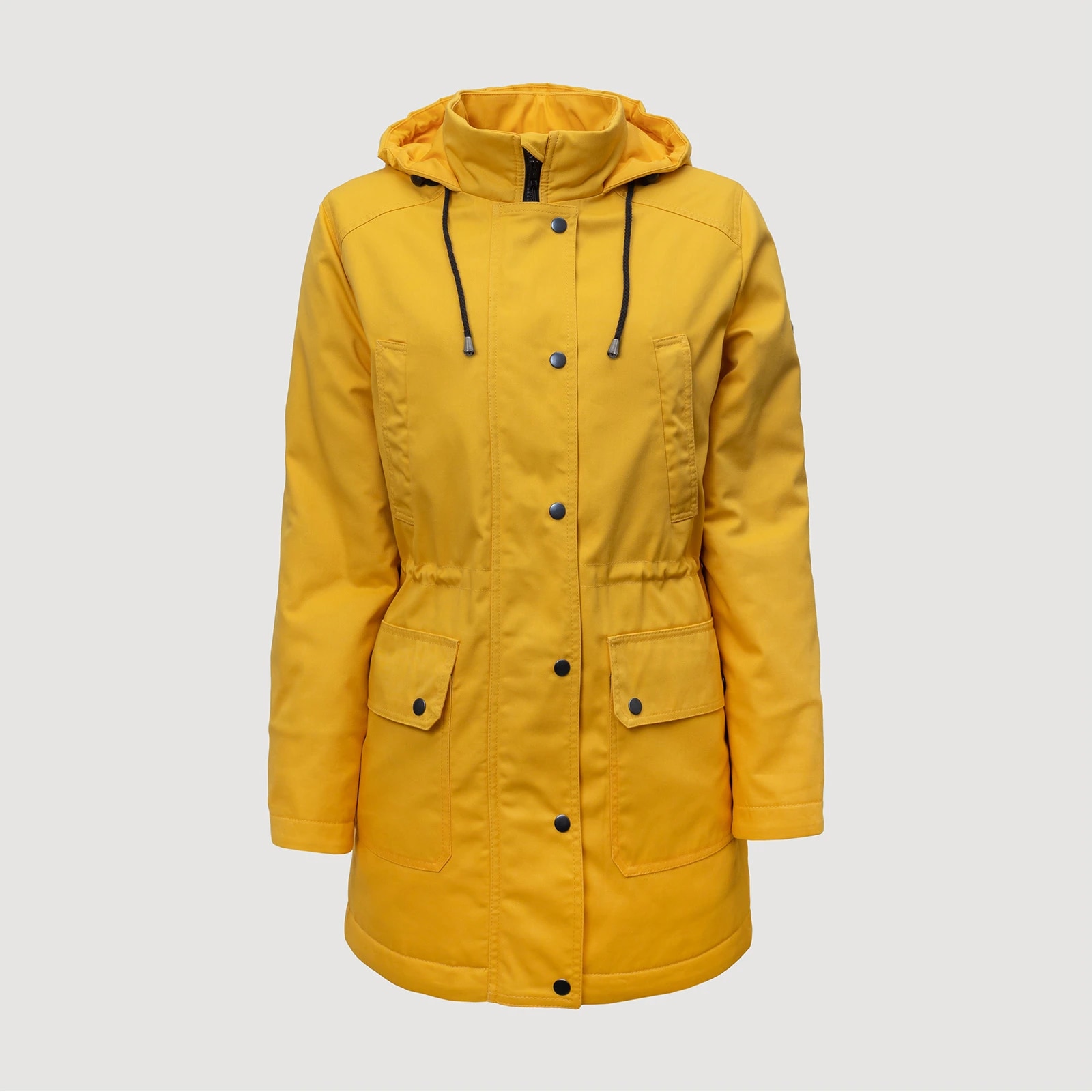 Женская демисезонная парка Breeze Winter Parka цвет желтый, размер 44