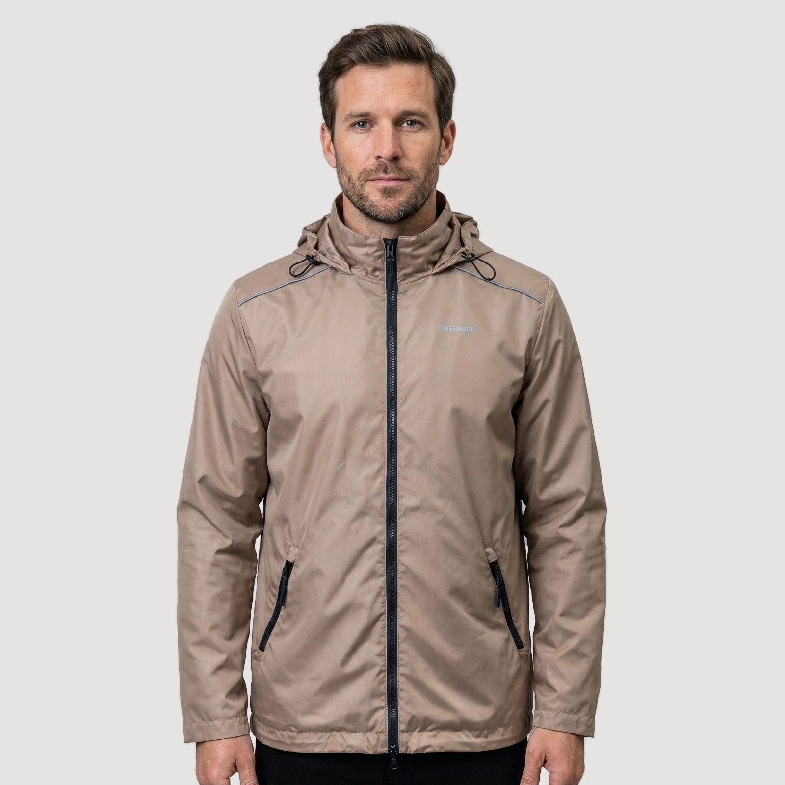 Classic Wind цвет бежевый Мужская ветровка Classic Wind цвет бежевый