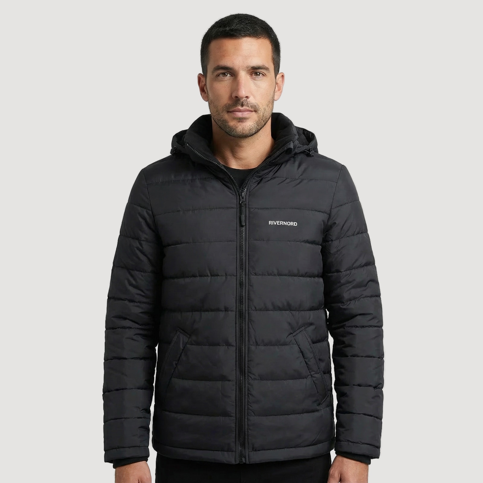 Мужская демисезонная куртка Classic Winter цвет черный