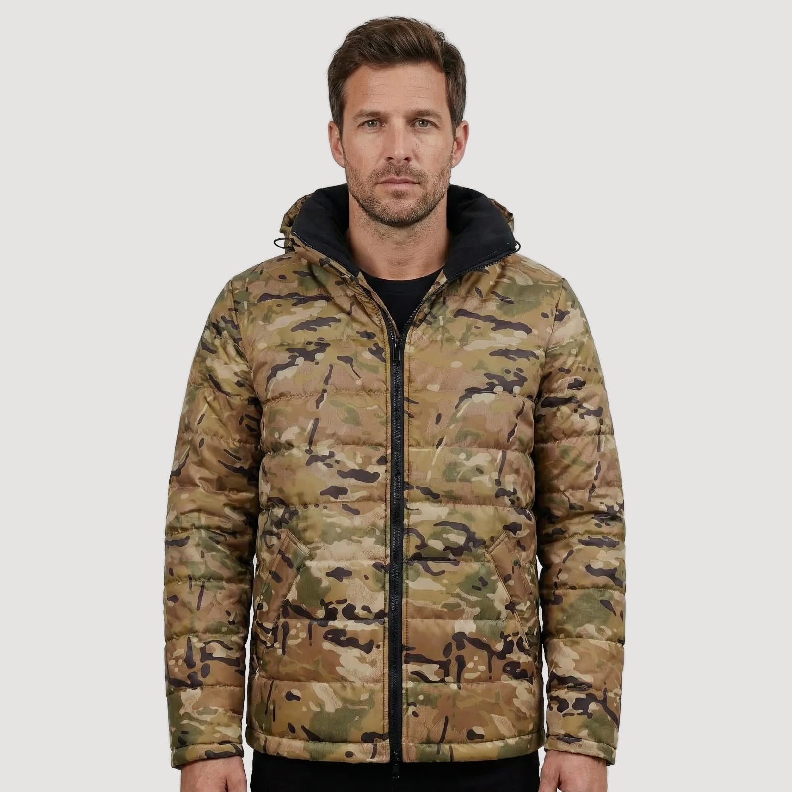 Мужская демисезонная куртка Classic Winter цвет камуфляж