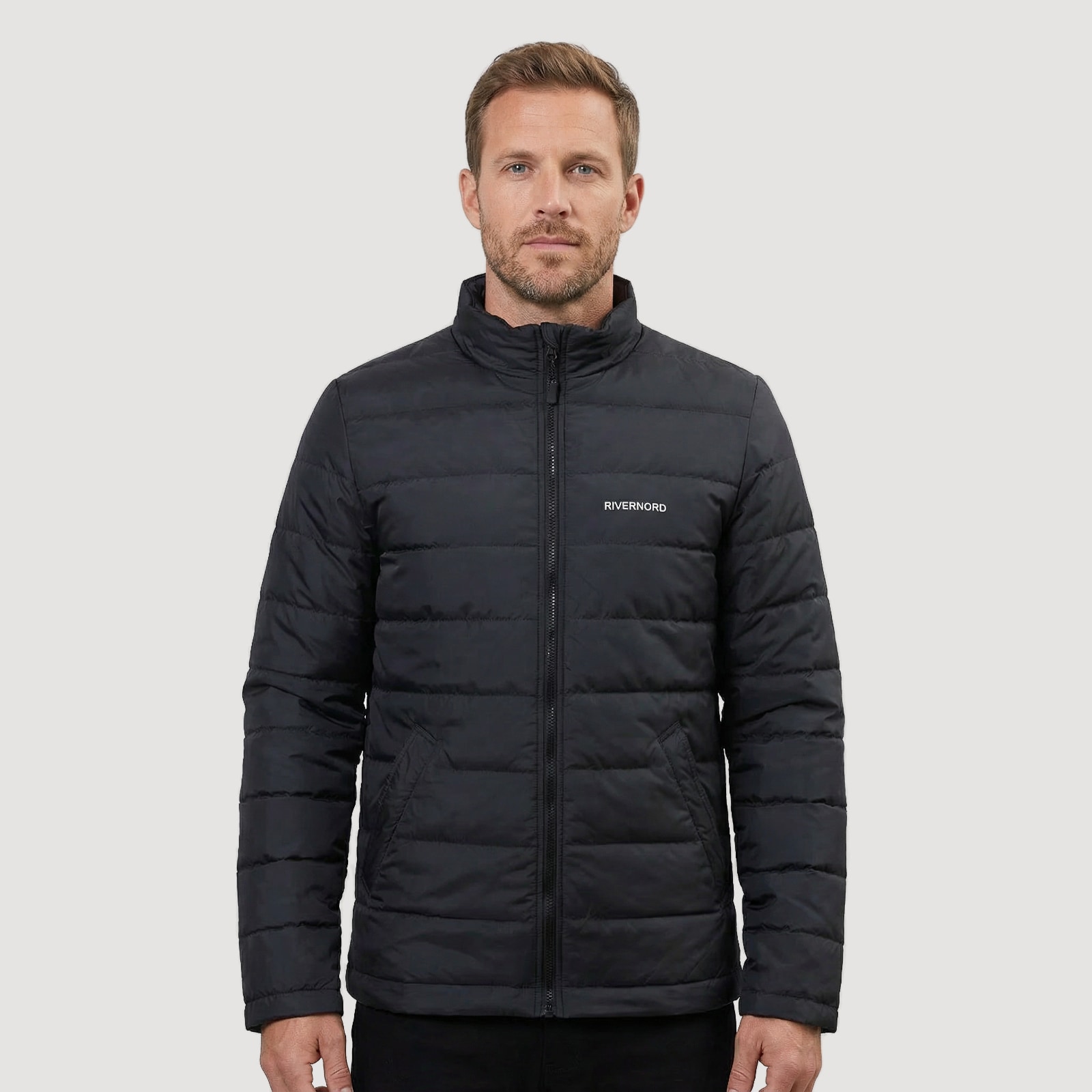 Мужская демисезонная куртка Classic Winter Light цвет черный