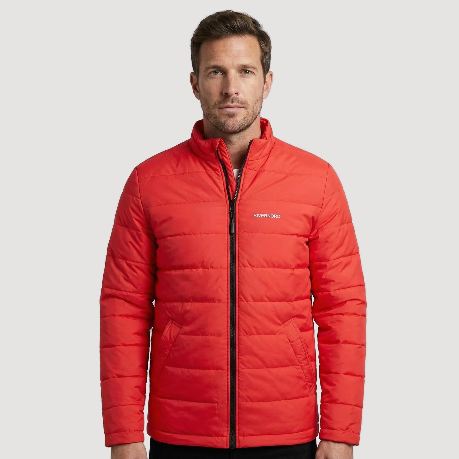 Мужская демисезонная куртка Classic Winter Light цвет красный