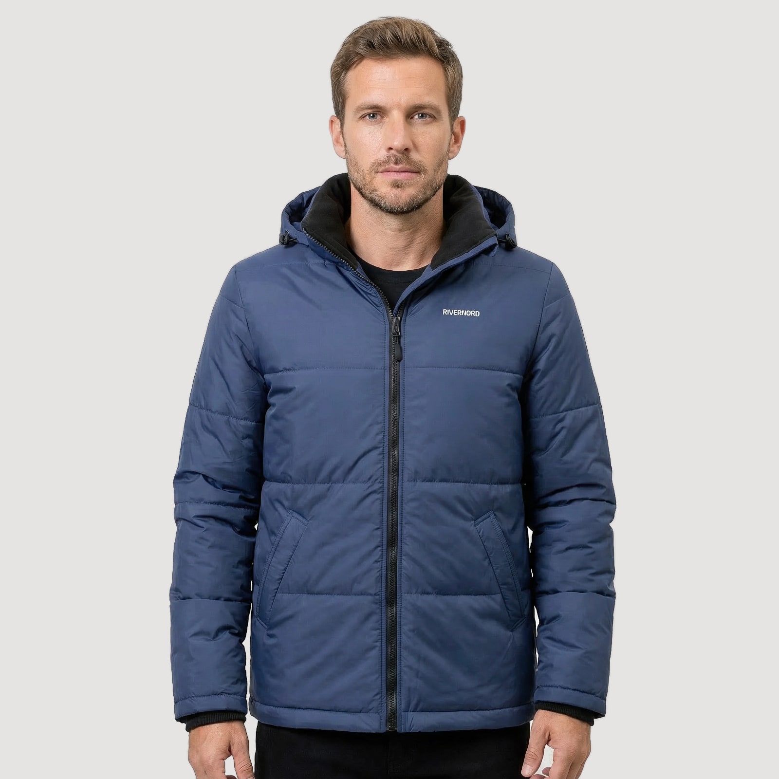 Мужская демисезонная куртка Classic Winter Original цвет темно-синий