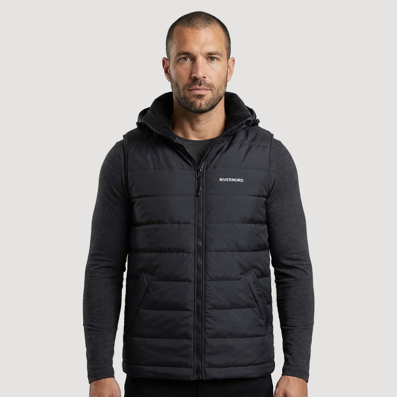 Classic Winter Vest цвет черный Мужской жилет Classic Winter Vest цвет черный