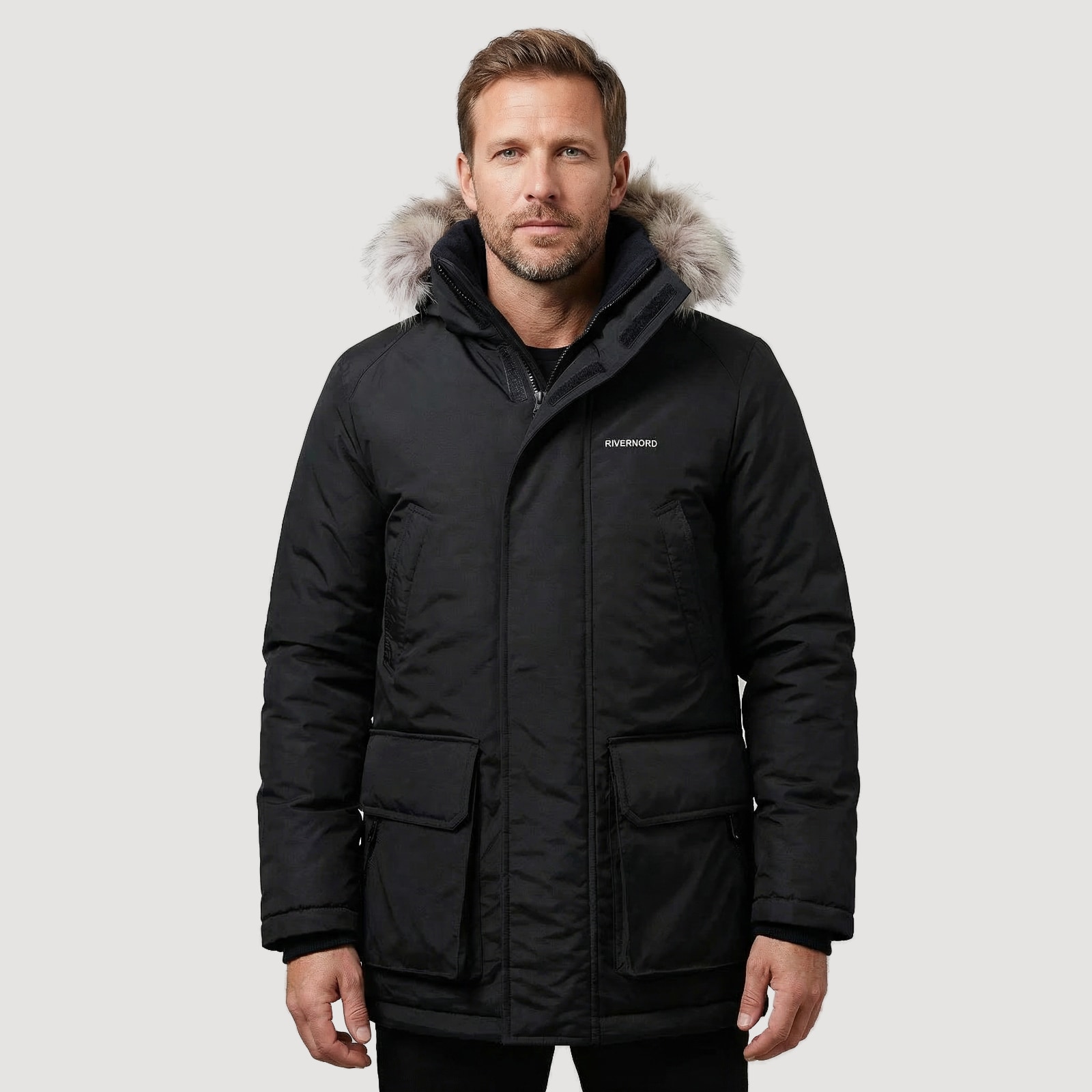 Extreme Winter цвет черный Мужская зимняя парка Extreme Winter цвет черный