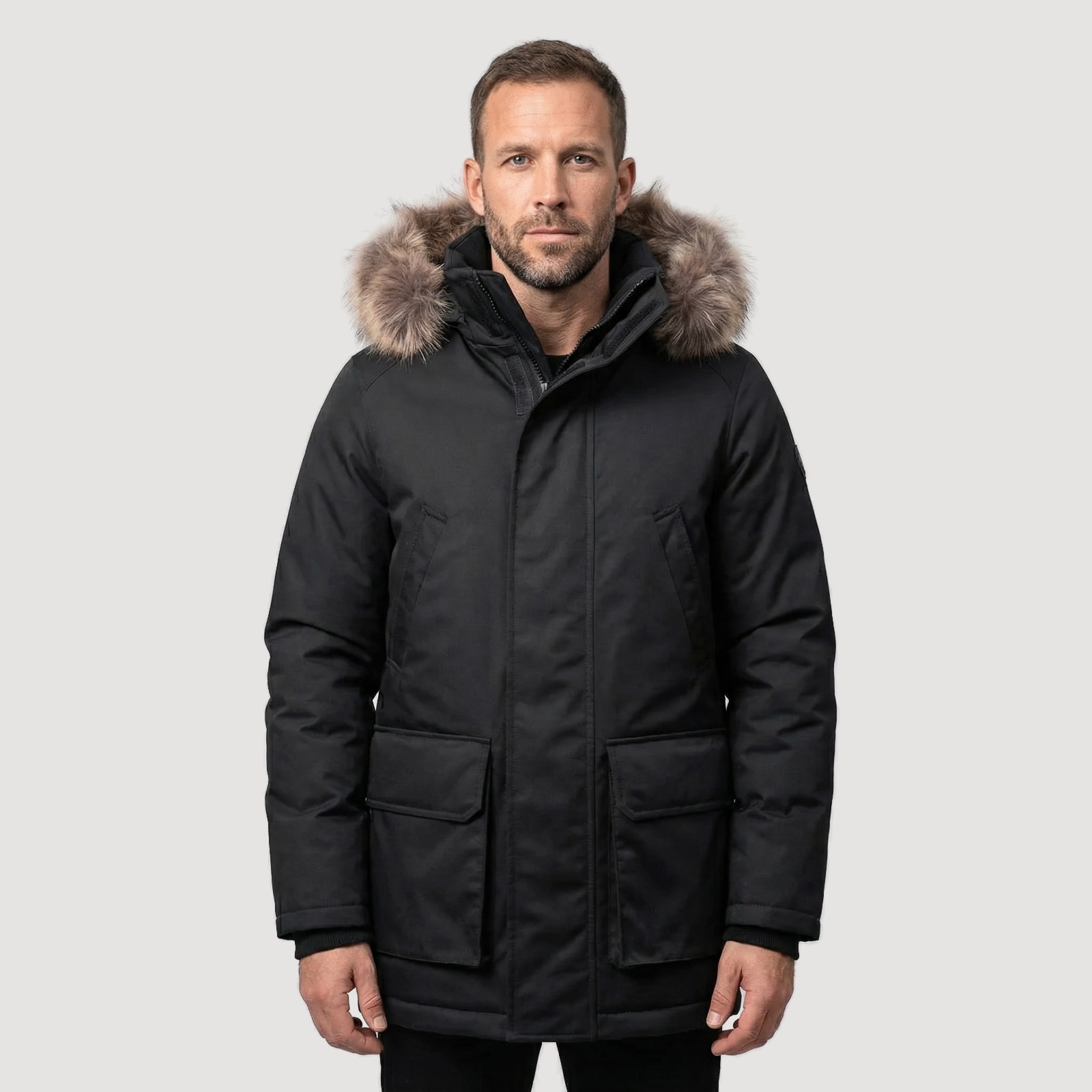 Extreme Winter Expedition цвет черный Мужская зимняя парка Extreme Winter Expedition цвет черный