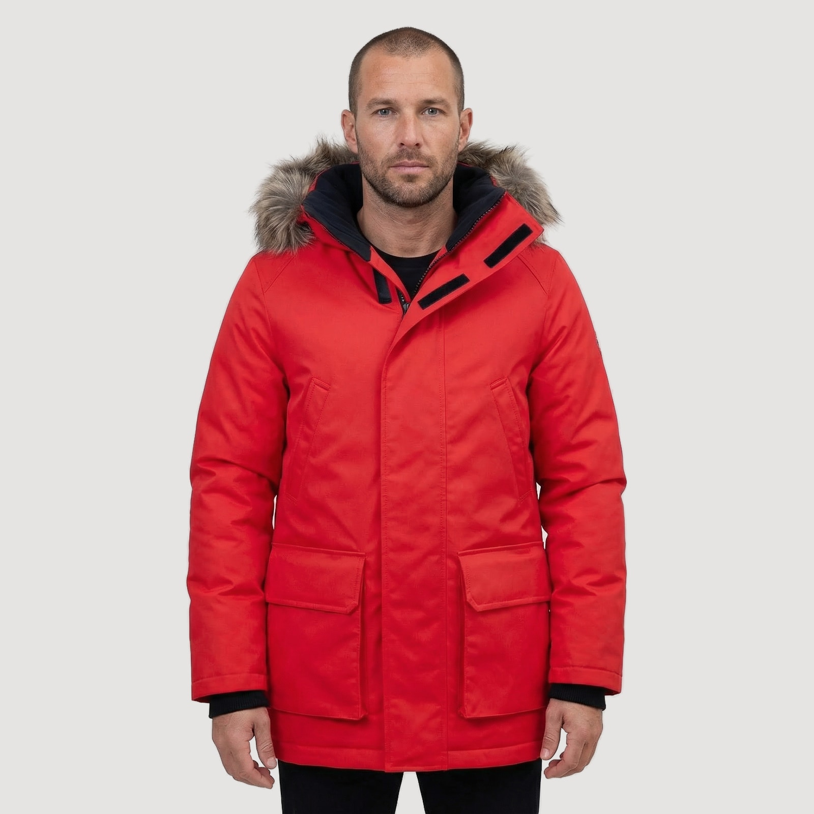 Мужская зимняя парка Extreme Winter Expedition цвет красный