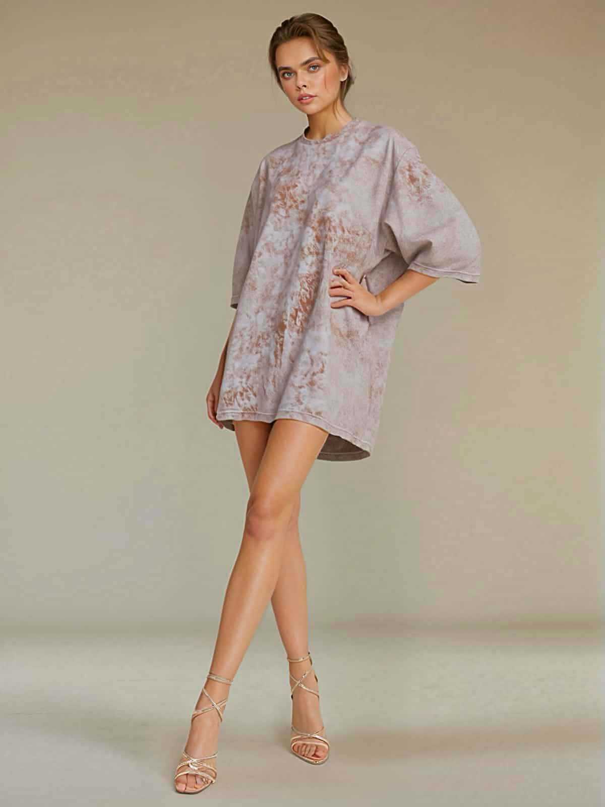 Женская футболка оверсайз Oversized Garment Dyed 150 F