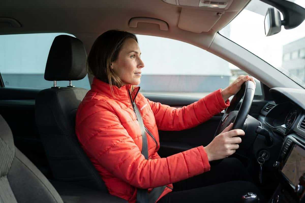 Водитель за рулем в женская куртка Elegance Winter Light